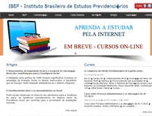 Tablet Screenshot of ibep.inf.br